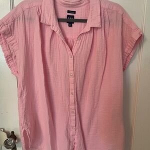 GAP Gauze Top XL PINK!